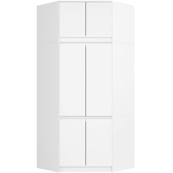 Akord Topmodul til skab Hvid 100x50x55