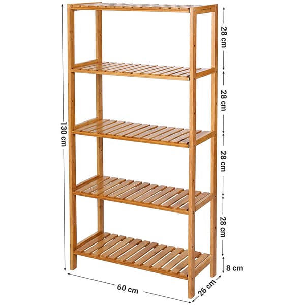Bambuhylla Bcb35Y, 5 Hyllplan