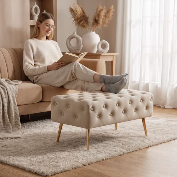 Akord Madrid Puf, Beige