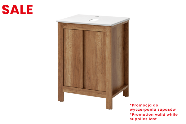 Badrumsmöbelset 60 Cm Med Bänkskiva