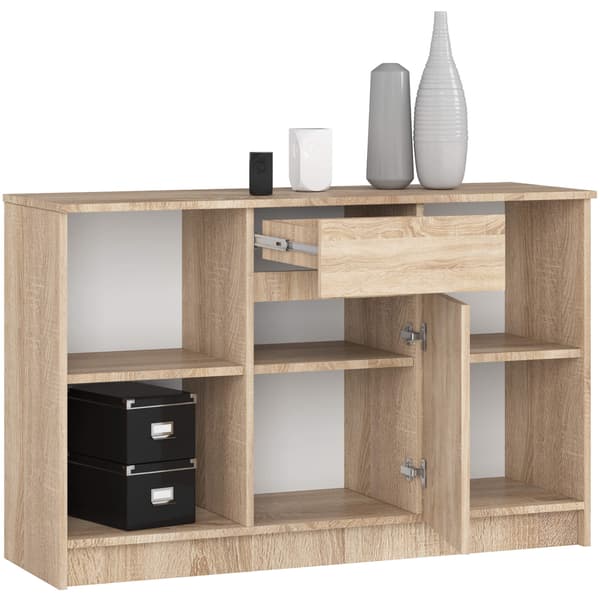 Akord Skänk 1 Låda 1 Dörr Sonoma Ek 120X40X77