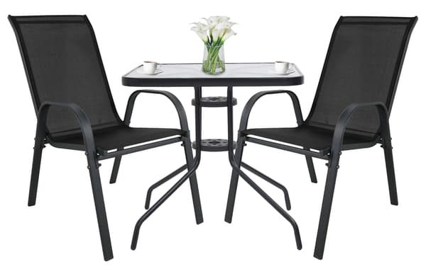 Leobert - Matgrupp - Island/Sofia - Svart - 60 Cm - 3 Delar