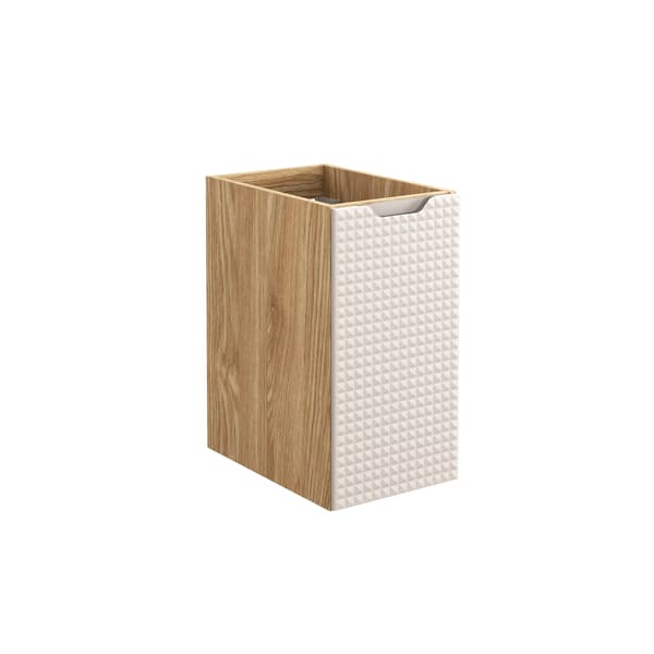Sidoskåp 30 Cm Med 1 Dörr - Oljad Ek, Beige