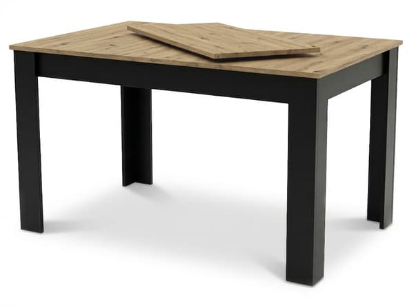 Leobert - Bord - Artisan-Eg Sorte Ben - 160X80 Cm