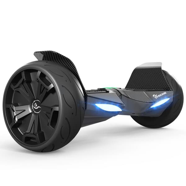 Hoverboard Gyropode selvbalancerende EVERCROSS TECH - 8,5 tommer Alt Terræn - Med Bluetooth Musik + LED - Sort