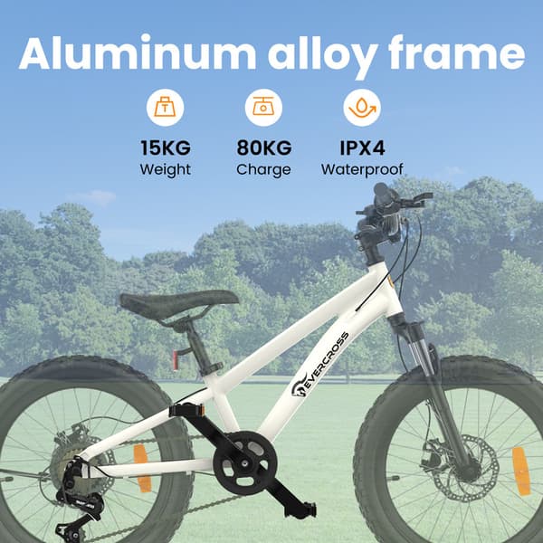EVERCROSS TECH EM5 MTB 20" Aluminiumram 7 växlar Skivbromsar