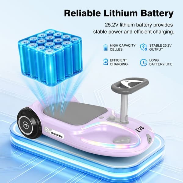 EVERCROSS TECH EV6 Elbil för barn 90W 2,6Ah