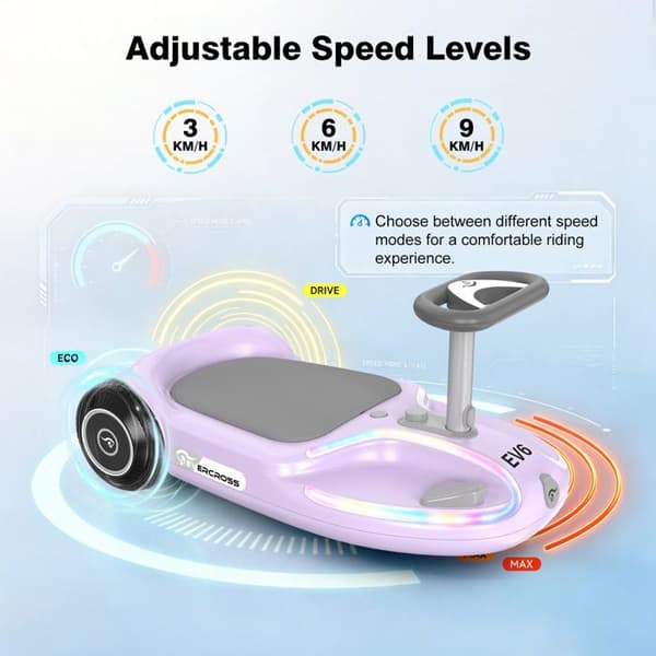 EVERCROSS TECH EV6 Elbil för barn 90W 2,6Ah