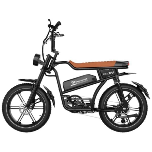 Elcykel VAE 20" EVERCROSS TECH EK30 - 48V15.6Ah - 7 Gear Dobbelt Skivebremser - NFC+APP - Sort