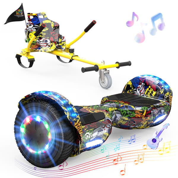 EVERCROSS TECH XP HIPHOP hoverboard 2x110W batteri 36V 4Ah ABS+PC