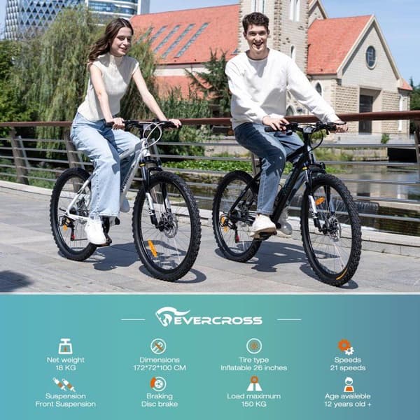 EVERCROSS TECH EM3 MTB 26 tum 21 växlar