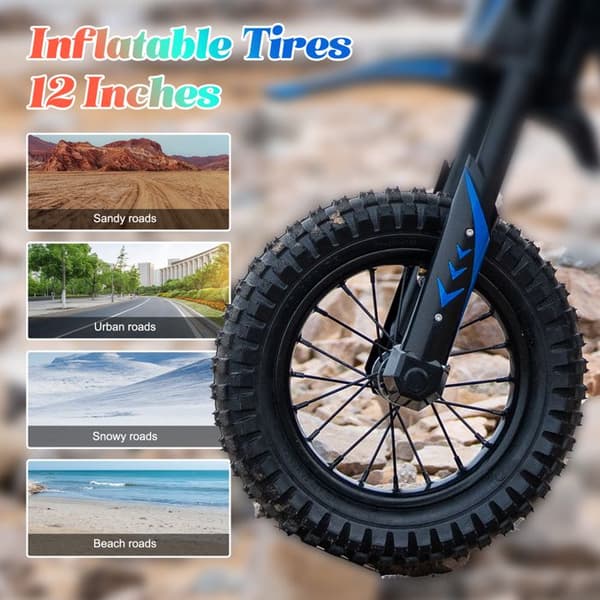 EVERCROSS TECH EV12M elmotorcykel barn 300W 36V 5,2Ah