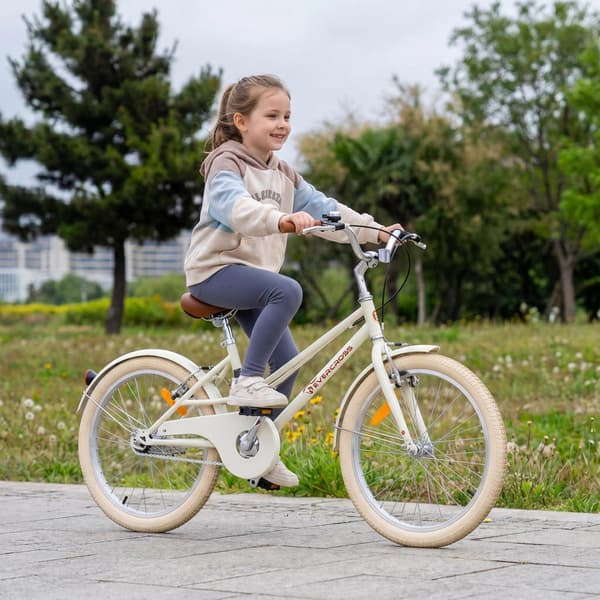 EVERCROSS TECH EM2 Barncykel 20" Stålsram Dubbel V‑broms