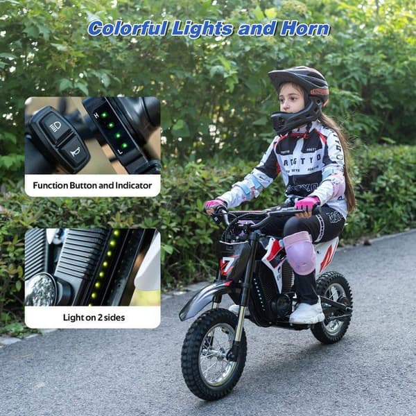 EVERCROSS TECH EV12MPRO elmotorcykel barn 300W 36V 5,2Ah