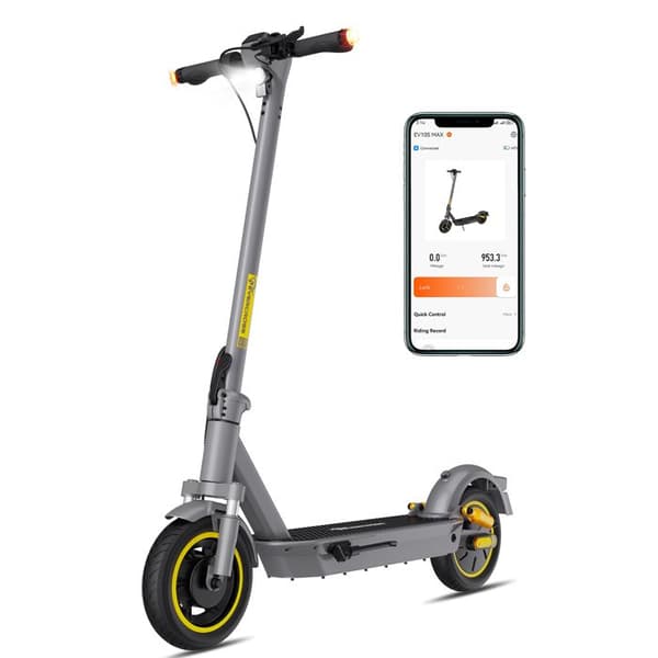 EVERCROSS TECH EV10S MAX Elscooter 500W 48V 18Ah Bluetooth-app