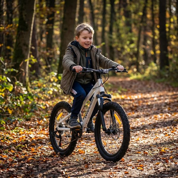 EVERCROSS TECH EM5 MTB 20" Aluminiumram 7 växlar Skivbromsar