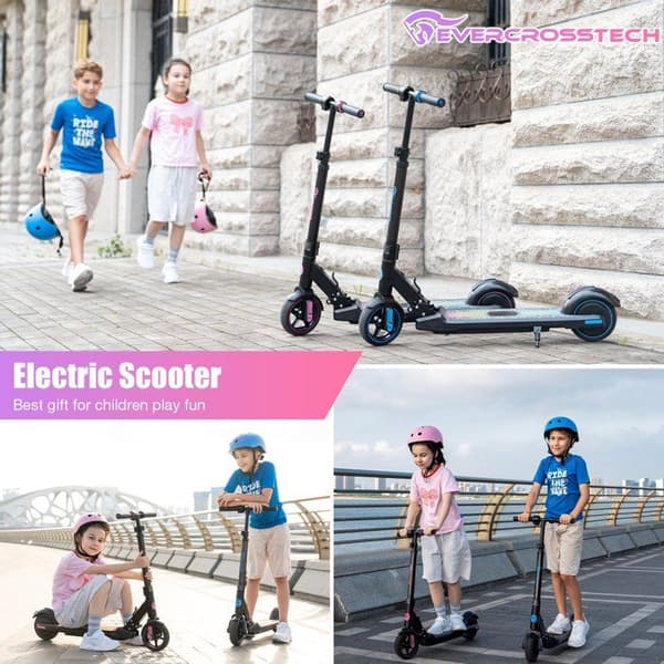 EVERCROSS TECH EV06C Elscooter 150W 25,2V 2,6Ah hopfällbar LED