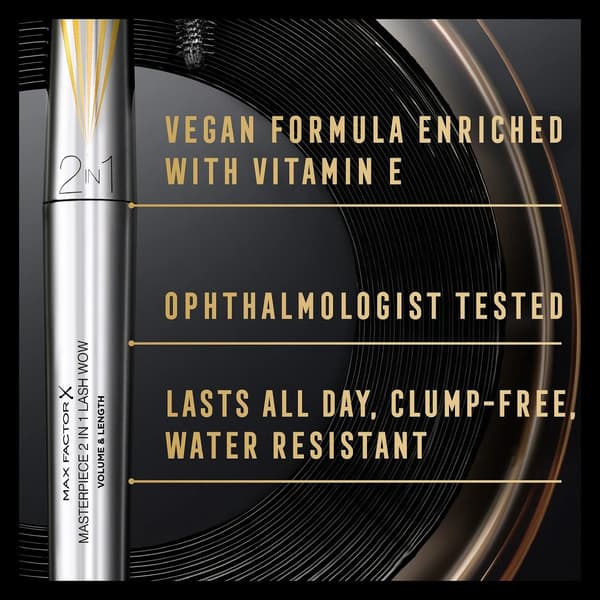 Max Factor Masterpiece 2-i-1 Lash Wow Mascara 01 Brown 7ml