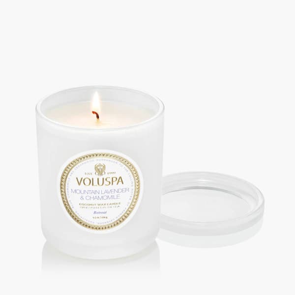 Voluspa Mountain Lavender & Chamomile Classic Boxed Candle 270g