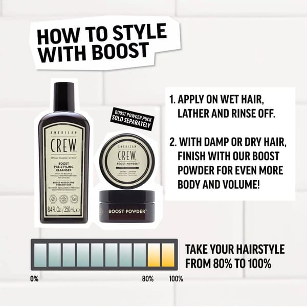 American Crew Boost Pre-styling Cleanser 250ml