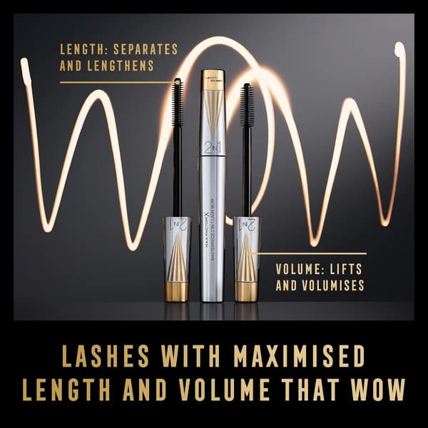Max Factor Masterpiece 2-in-1 Lash Wow Mascara 01 Brown 7ml