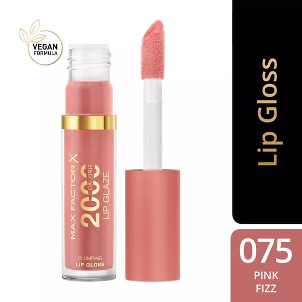 Max Factor 2000 Calorie Lip Glaze Lip Gloss 075 Pink Fizz 4,4ml