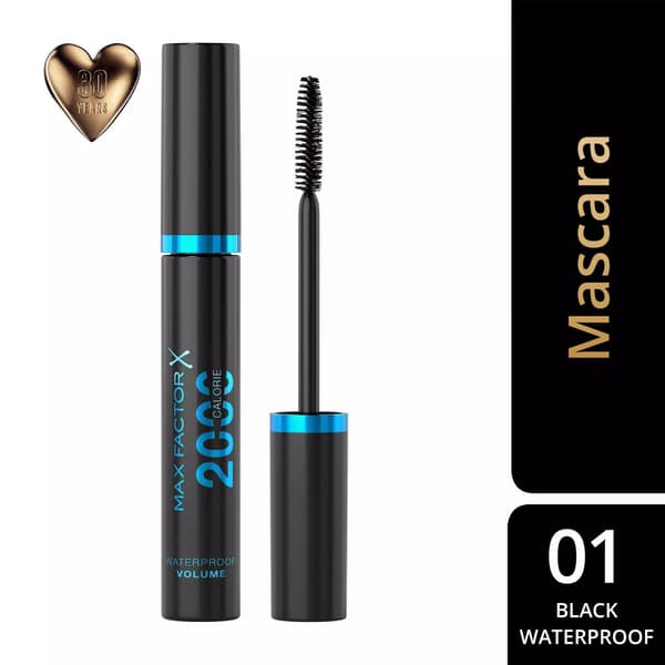 2-pak Max Factor 2000 Calorie Waterproof Mascara Black 9ml