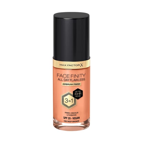 Max Factor All Day Flawless 3-i-1 Foundation C82 Deep Bronze 30ml
