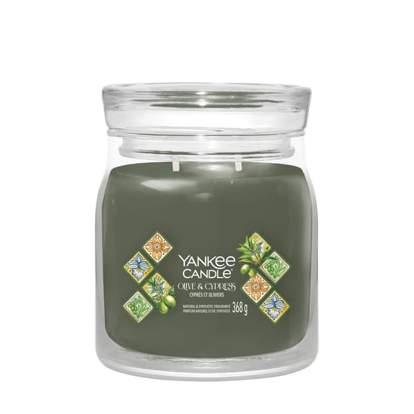 Yankee Candle Olive & Cypress Candle Medium