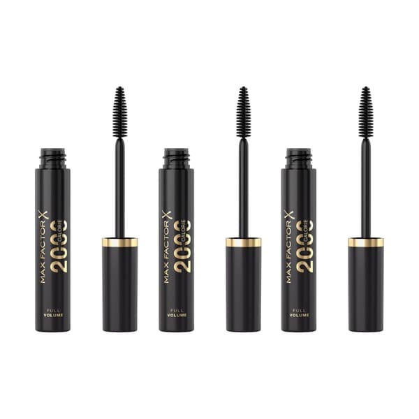 3-pakning Max Factor 2000 Calorie Mascara Black/Brown 9ml