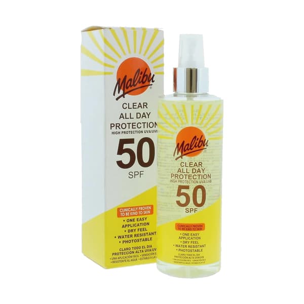 Malibu Clear Protect Spray SPF50 250ml