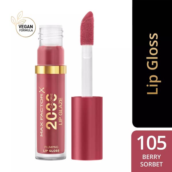 Max Factor 2000 Calorie Lip Glaze Lip Gloss 105 Berry Sorbet 4,4ml