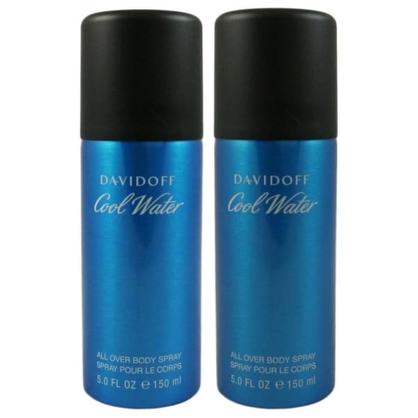 2-Pack Davidoff Cool Water All Over Body Spray 150ml