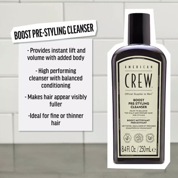 American Crew Boost Pre-styling Cleanser 250ml