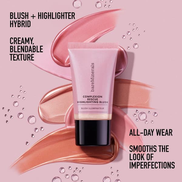 bareMinerals Complexion Rescue Highlighting Blush Peach Glow 15ml