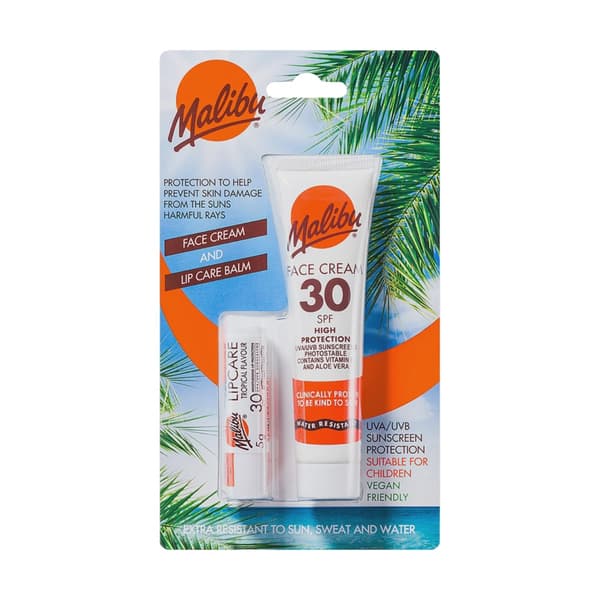 Malibu Solbeskyttelse SPF30 Mini-sett