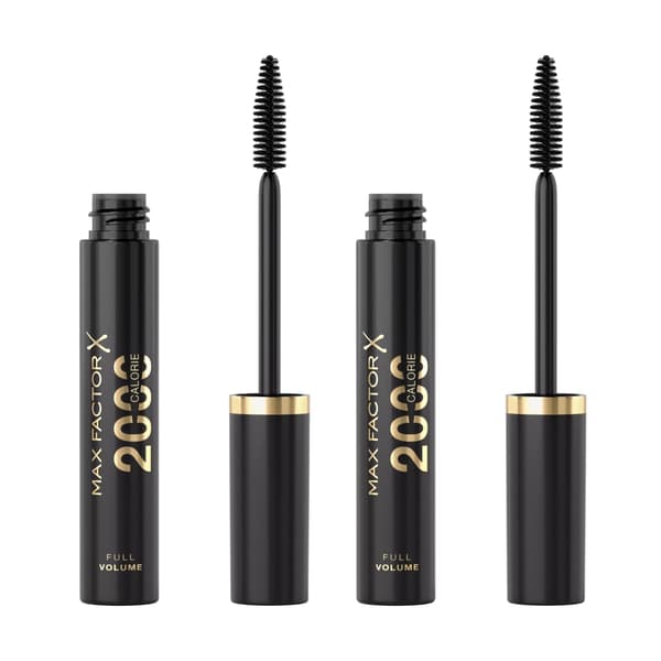 2-pakkaus Max Factor 2000 Calorie Mascara Black/Brown 9ml