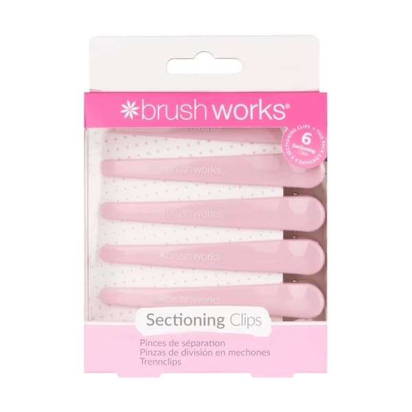 Brushworks Sectioning Clips (pakke med 6)