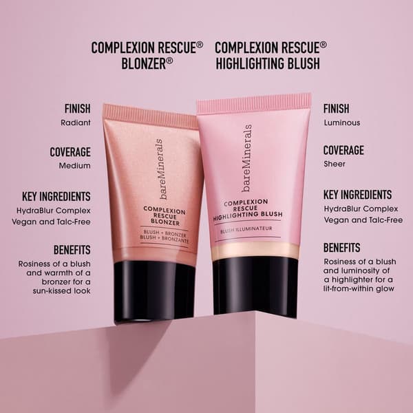 bareMinerals Complexion Rescue Highlighting Blush Peach Glow 15ml