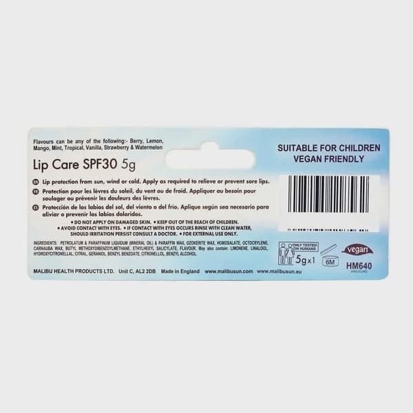 Malibu Lipbalm Mint SPF30 4g