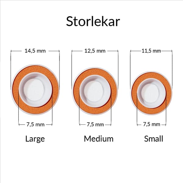 Ear Tips Pro – Ørepuder til AirPods Pro 3 S/M/L