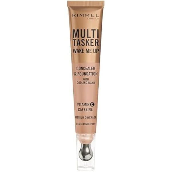 Concealer og Foundation - RIMMEL - Wake Me Up - 45 - Rose Vanilla - 20ml - Duftfri