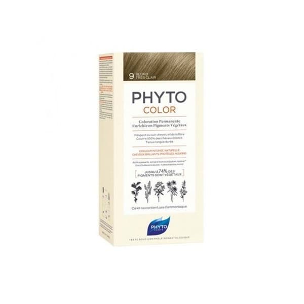 Phytocolor 9 meget lys blond permanent hårfarve 112ml