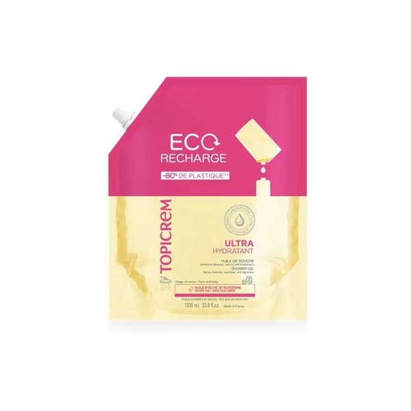 Topicrem Ultra-Hydratant Eco Recharge Duscholja 1000ml