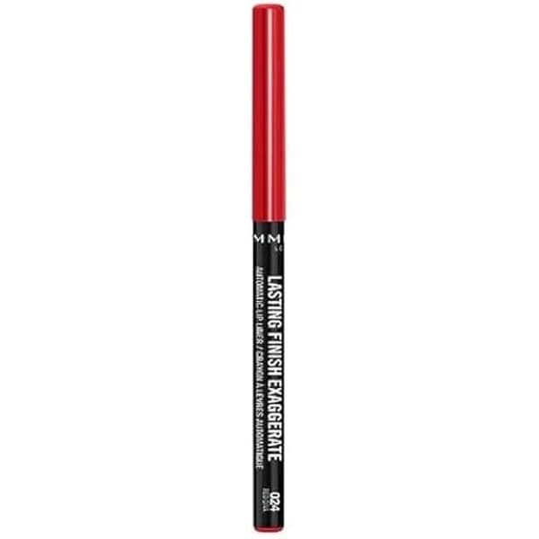 Läppennor - Rimmel London - Lasting Finish Exaggerate - 024 Red Diva - Långvarig - Precise applicering