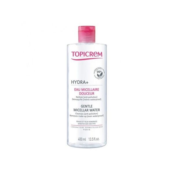 Topicrem hydra+ micellar vand blid 400ml