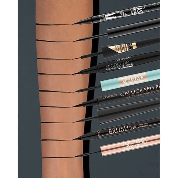 Silmärajaus - CATRICE - Calligraph Pro Precise 24h - Vedenkestävä - 010 Intense Black - 1.2ml
