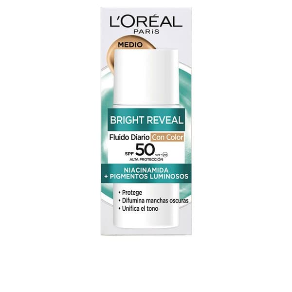 BRIGHT REVEAL NIACINAMIDA fluid daglig SPF50 #medium 50 ml
