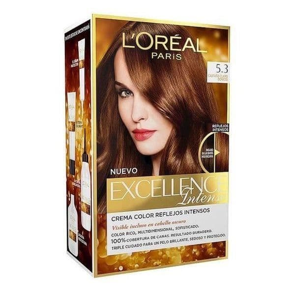 Permanent farve Excellence Intense L'Oreal Professionel Lys gyldenbrun