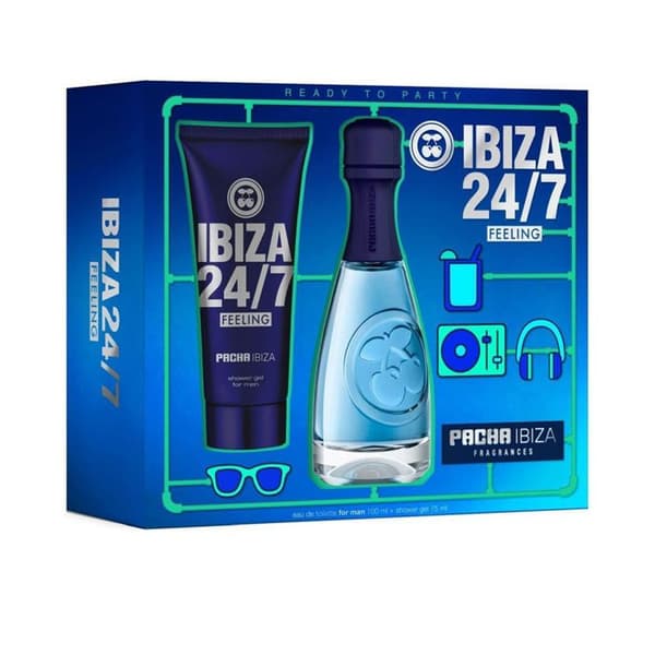 Eau de Toilette Sæt 2 dele PACHA FEELING 24/7 MAND